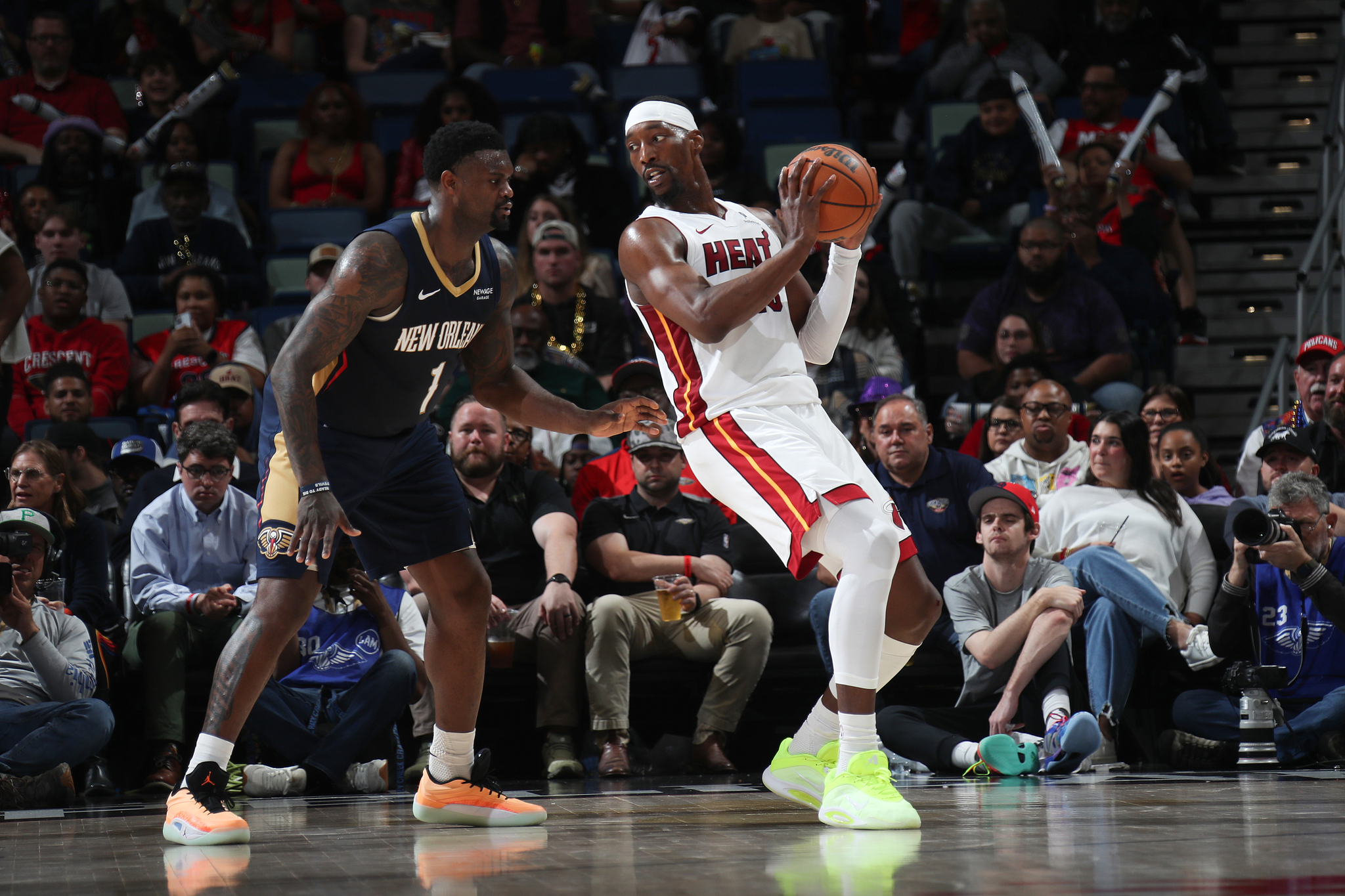 乐鱼游戏-阿德巴约27+14锡安25+4 热火力擒鹈鹕